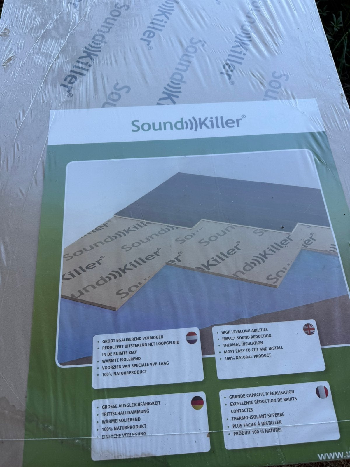 SoundKiller ondervloer 15mm dik - goed voor 4,06 m2, Overige materialen, 30 cm of meer, 50 tot 150 cm, Ophalen of Verzenden