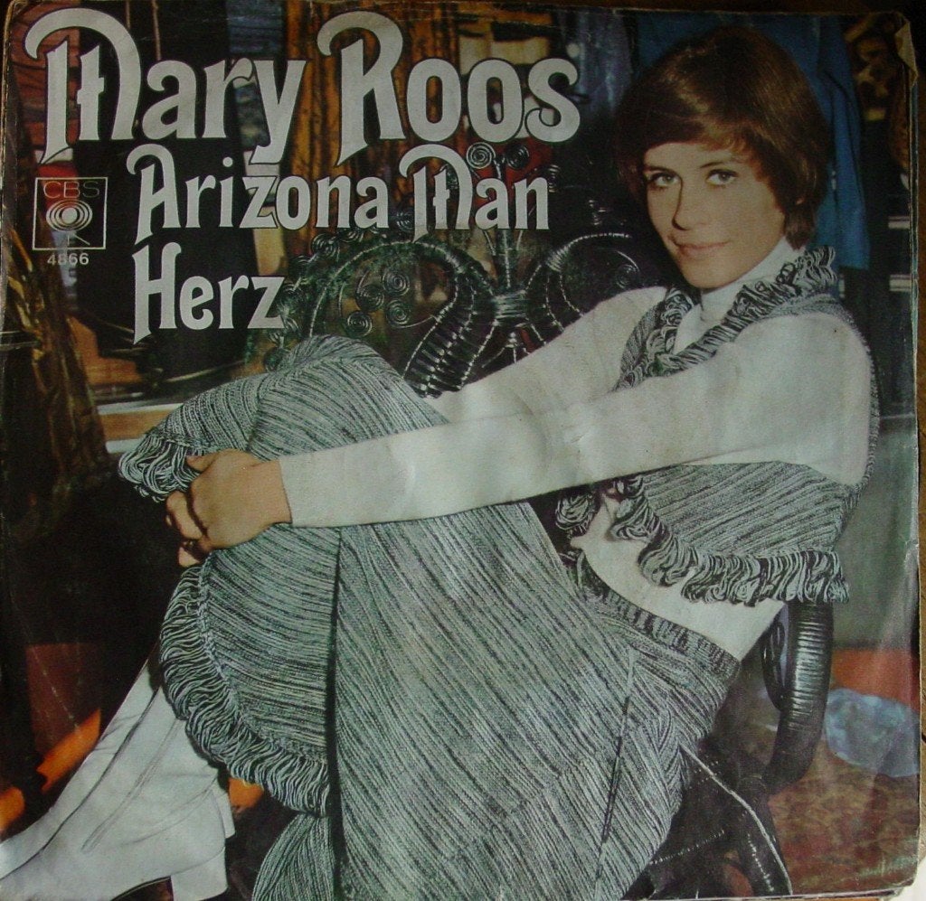 45T 7INCH VINYL SINGLE MARY ROOS, Ophalen of Verzenden, Gebruikt, Pop