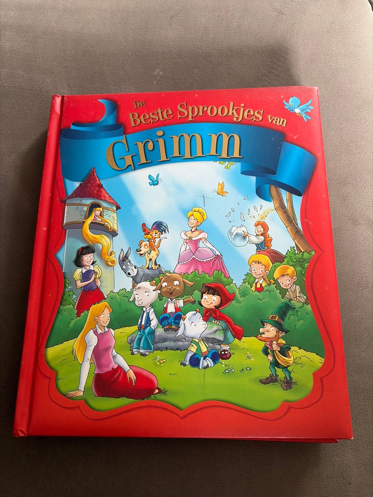 De Beste Sprookjes van Grimm - Geïllustreerd Boek, Boeken, Ophalen of Verzenden, Gelezen