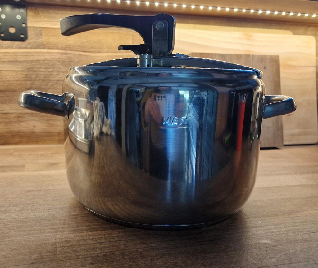 Banquet snelkookpan 5l, Huis en Inrichting, Keuken | Potten en Pannen, Ophalen, Zo goed als nieuw, Overige materialen