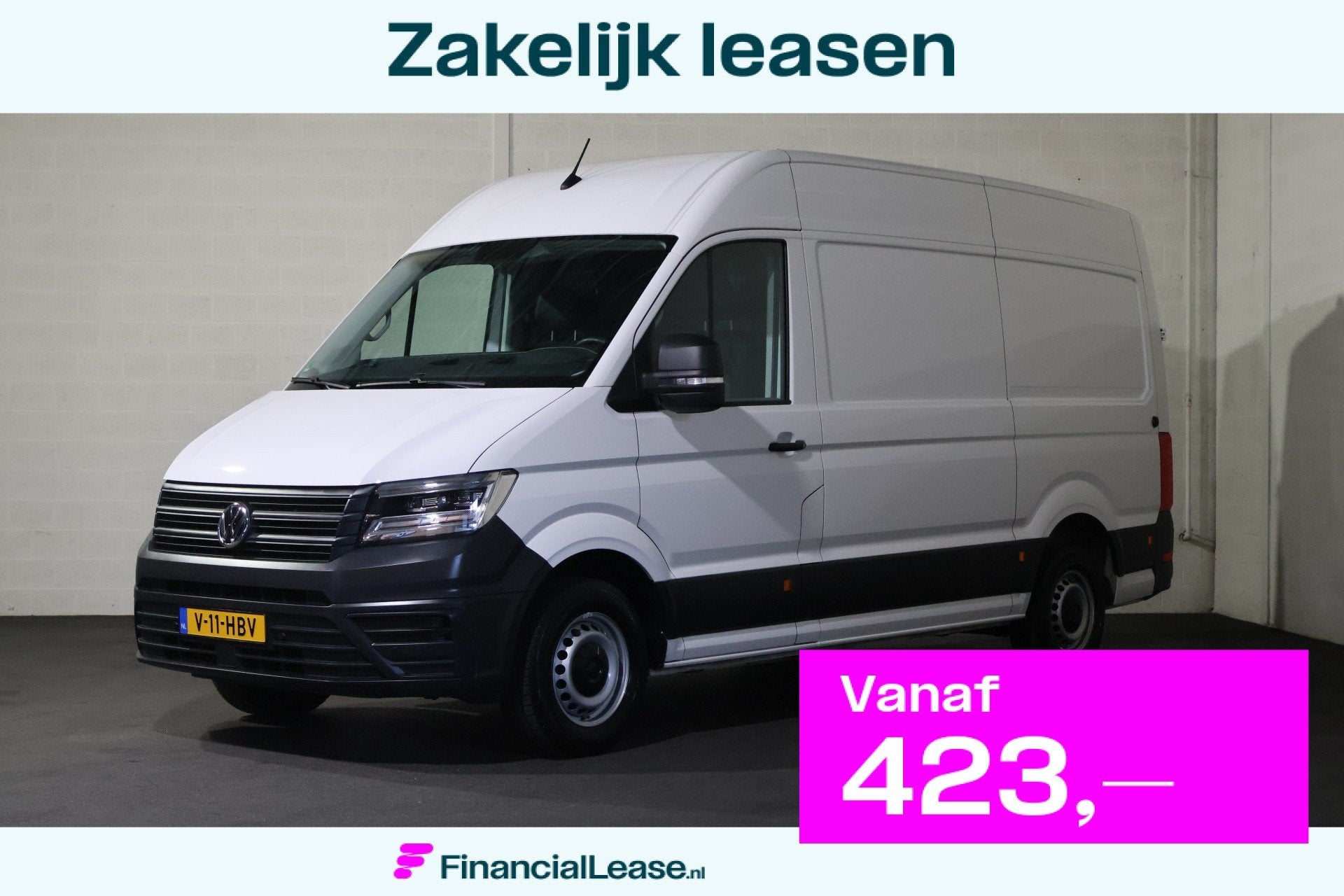 Volkswagen Crafter 2.0 TDI L3 H3 140pk Led, Achterwielaandrijving, Gebruikt, Euro 6, 4 cilinders