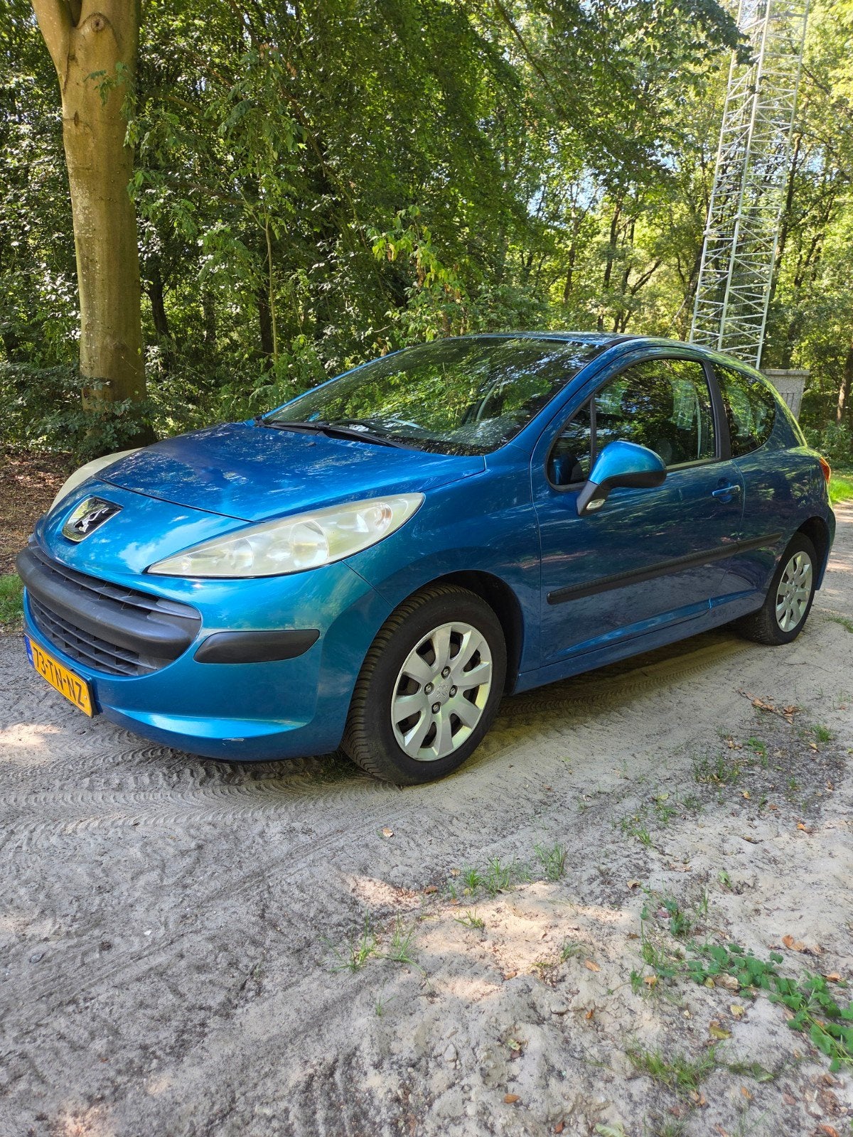 Peugeot 207 1.4 16V 3DRS 2006 Blauw, Voorwielaandrijving, Stof, 4 cilinders, Blauw