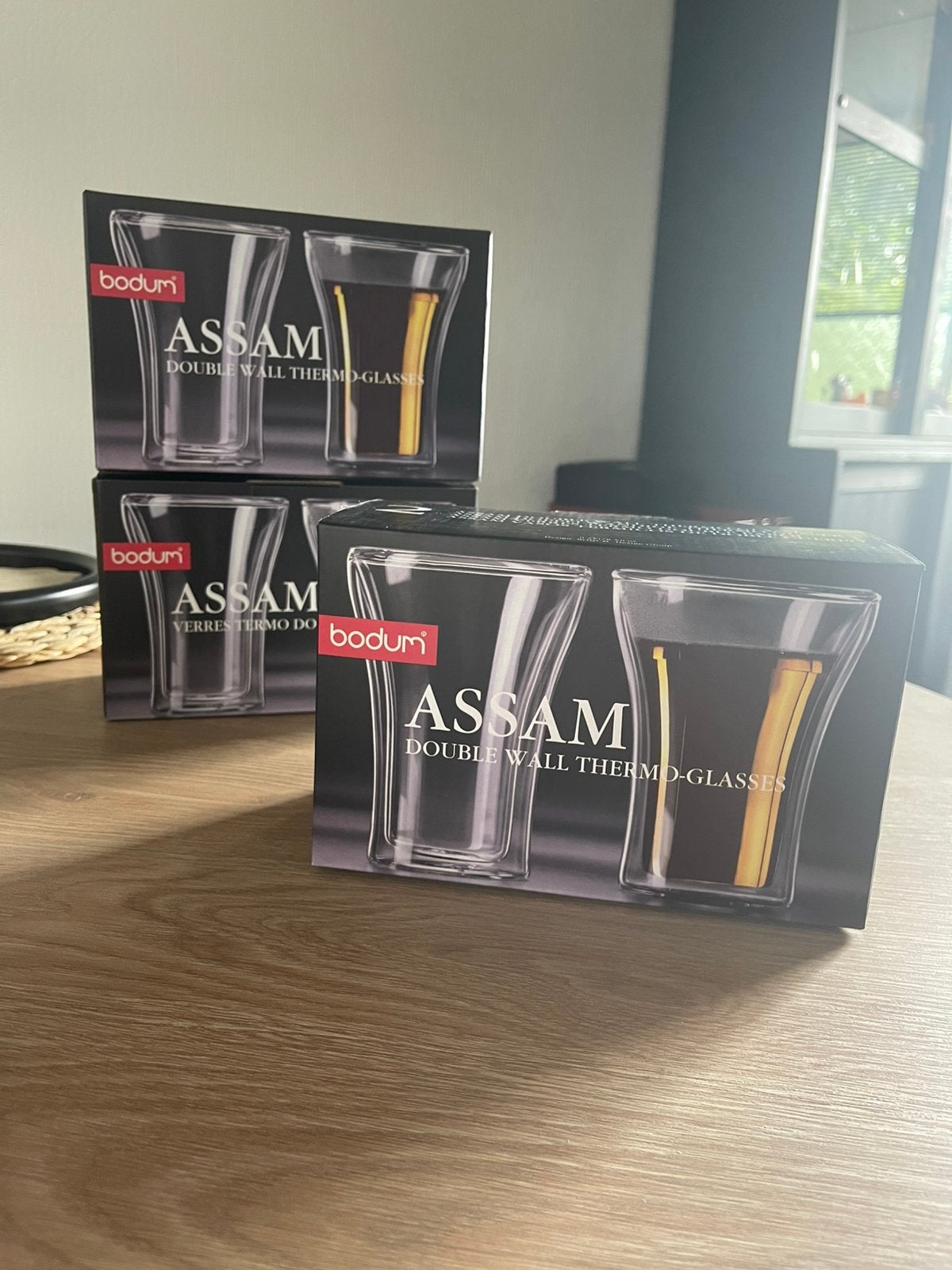 Nieuwe Bodum Assam theeglazen set van 2, Huis en Inrichting, Keuken | Servies, Glas of Glazen, Overige merken, Nieuw, Ophalen of Verzenden