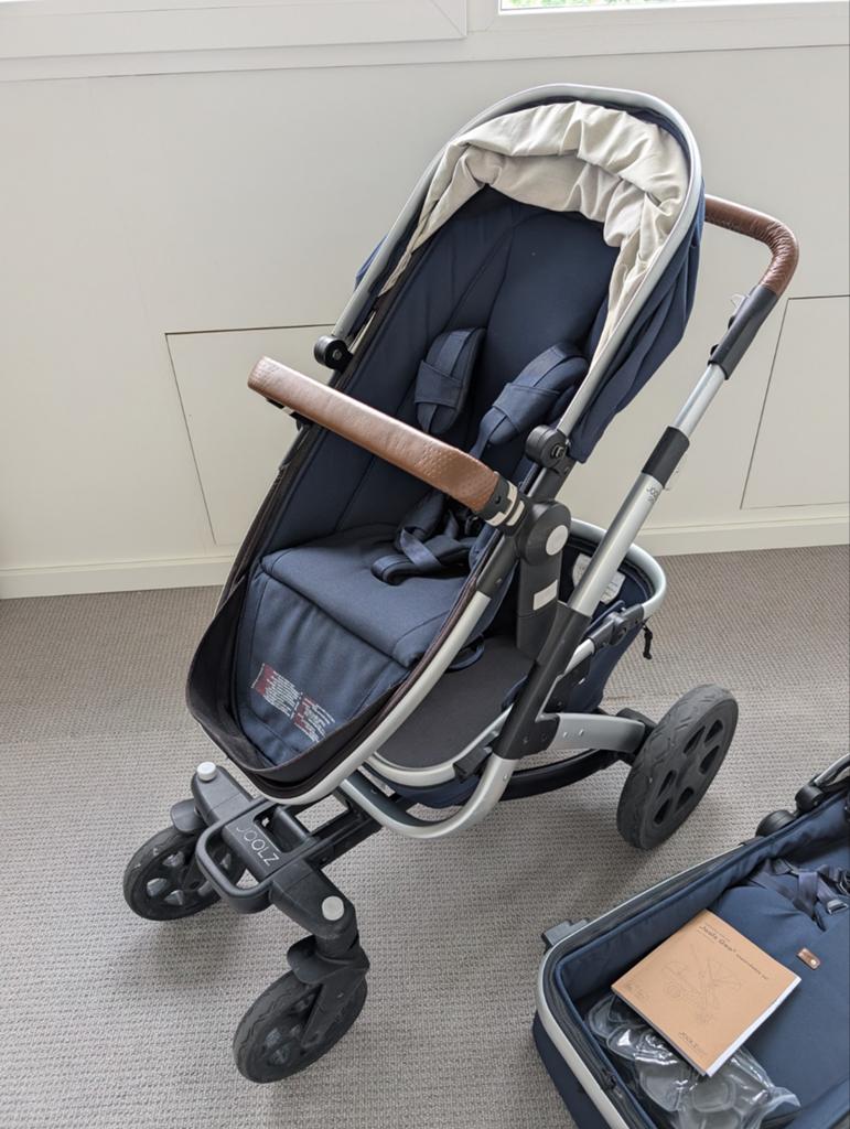 Kinderwagen Joolz Geo 2 Classic Blue incl. uitbreidingsset, Kinderen en Baby's, Kinderwagens en Combinaties, Ophalen, Gebruikt