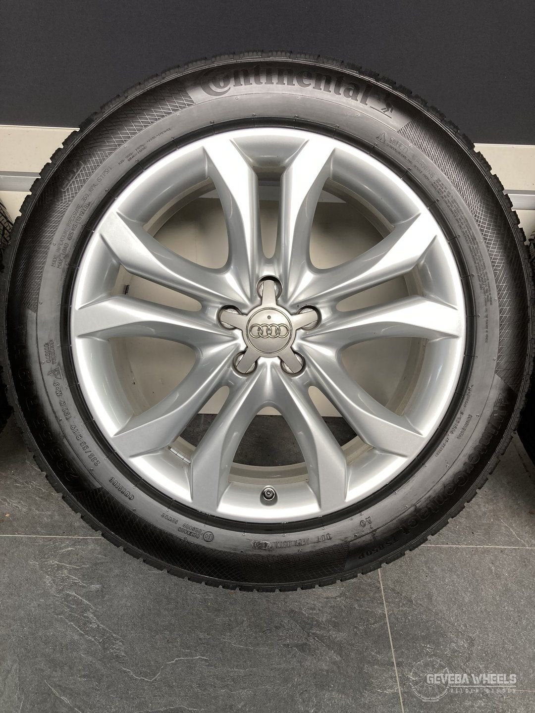 19” originele Audi Q5 / SQ5 velgen + winterbanden 5x112  8RA, 19 inch, Gebruikt, -, -