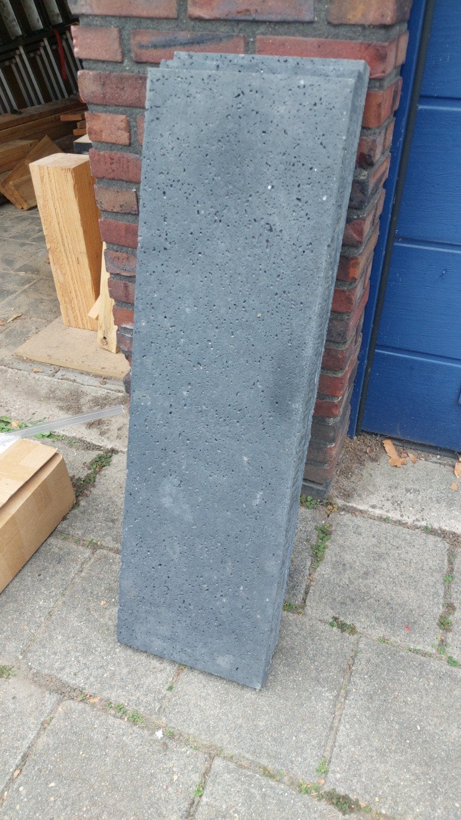 3x Schellevis Opsluitband Carbon 100x30x5 cm, Ophalen, Gebruikt, Overige typen, Minder dan 5 m²