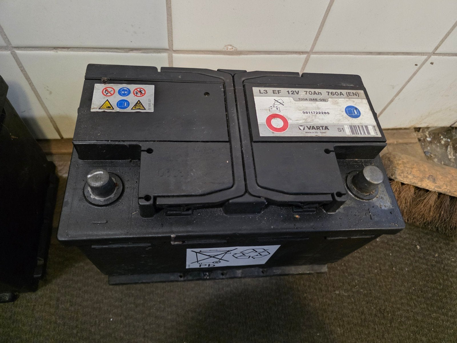 Varta 12v 70ah 760a auto accu, ., Gebruikt, ., .