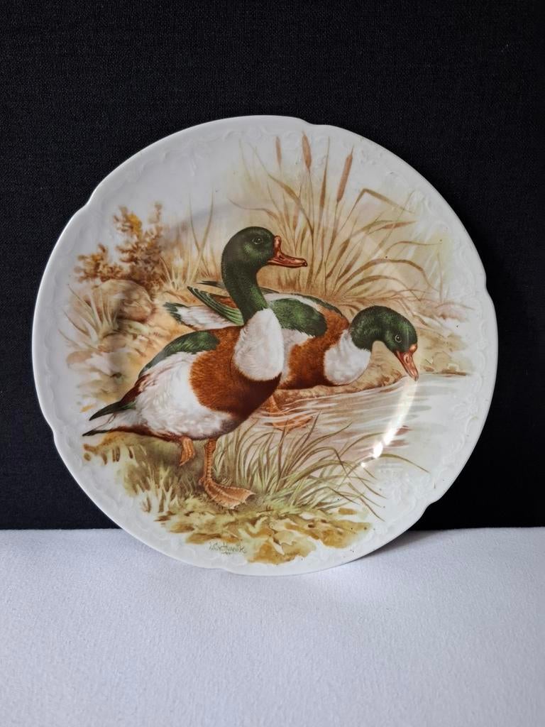 Decoratief bord met eenden - Royal Ter Steege, Antiek en Kunst, Ophalen of Verzenden