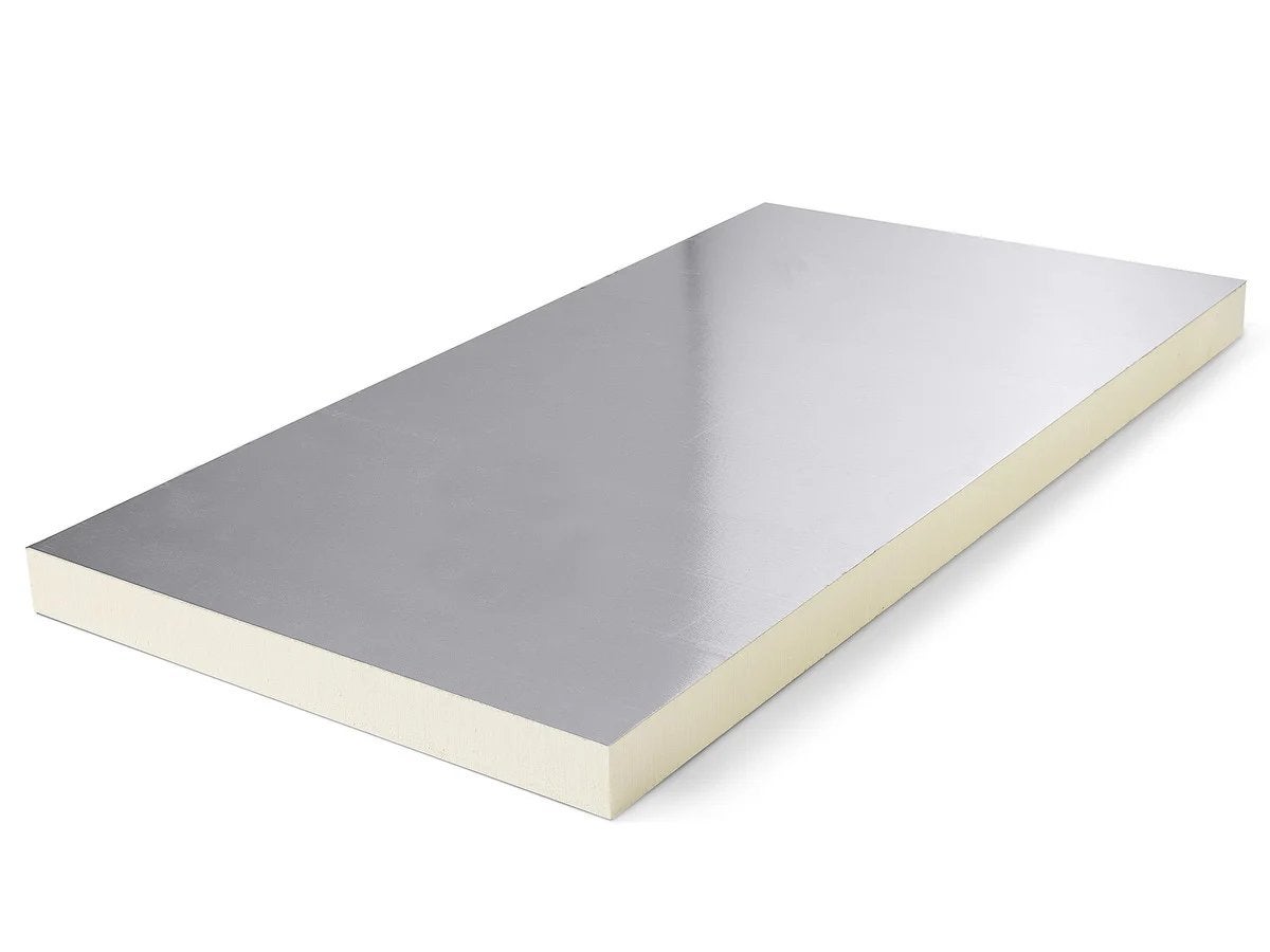 PIR isolatieplaten - 10cm 2-zijdig alluminium, Doe-het-zelf en Verbouw, Isolatie en Afdichting, Ophalen, Nieuw, Hardschuim (Pir)