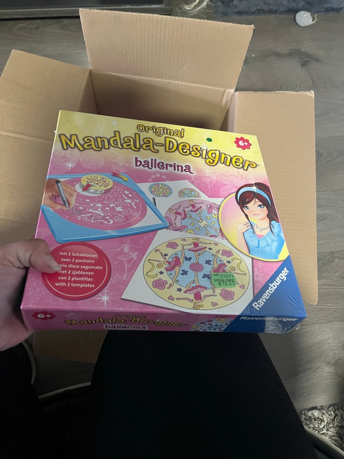 Ravensburger Mandala-Designer Ballerina - Nieuw in verpakkin, Ophalen, Nieuw, Papier, Schets- of Tekenboek