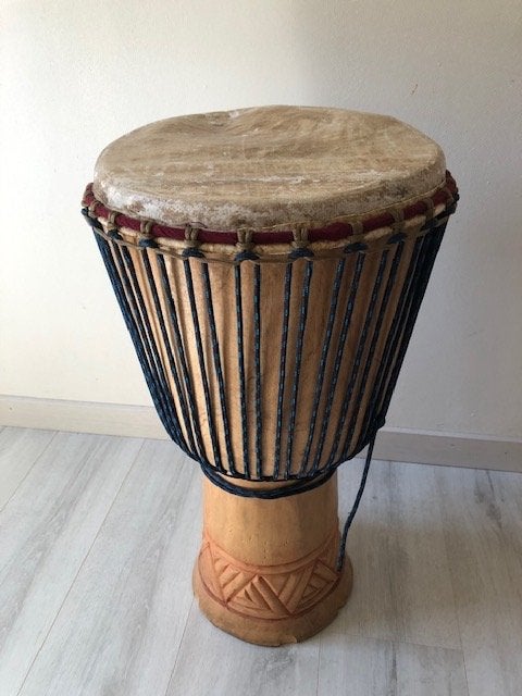 djembe, Ophalen, Gebruikt, Trommel