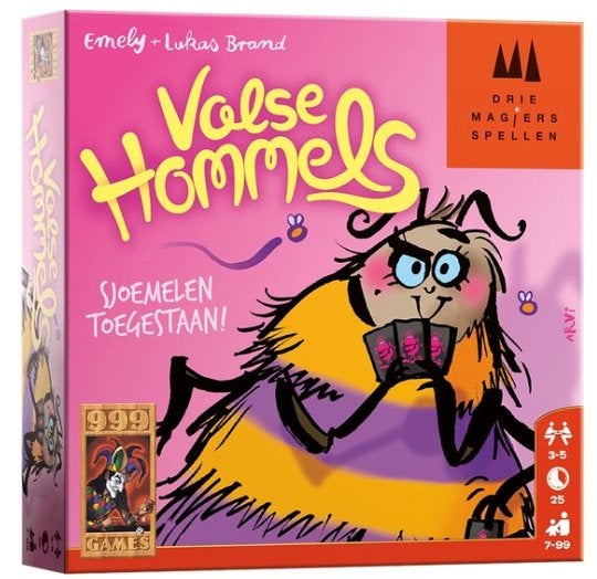 Valse Hommels - Snel en vrolijk kaartspel - 999 games -, Ophalen of Verzenden