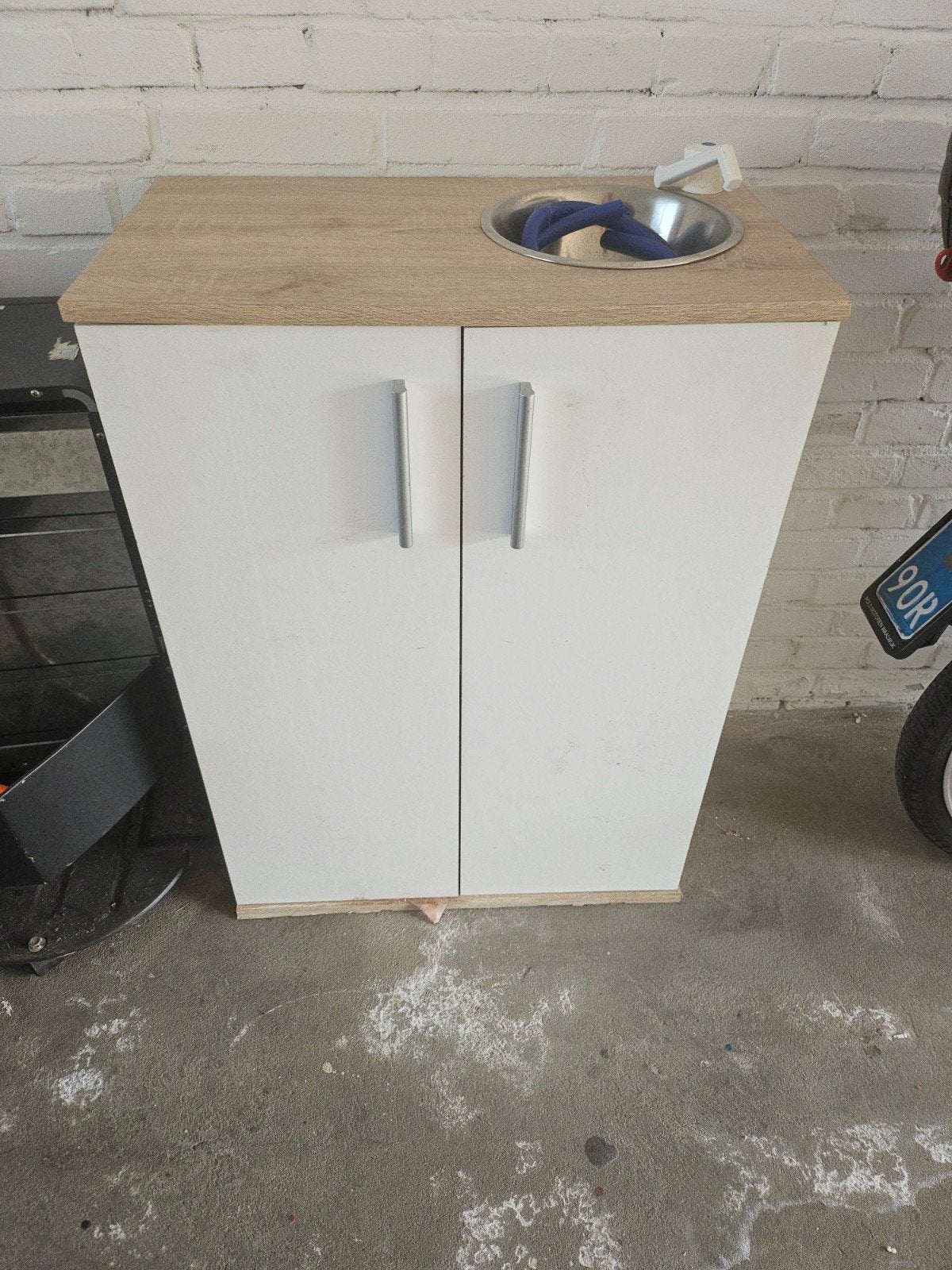 Compact inbouw camper keukenblok met spoelbak en watercontai, Ophalen of Verzenden, Nieuw