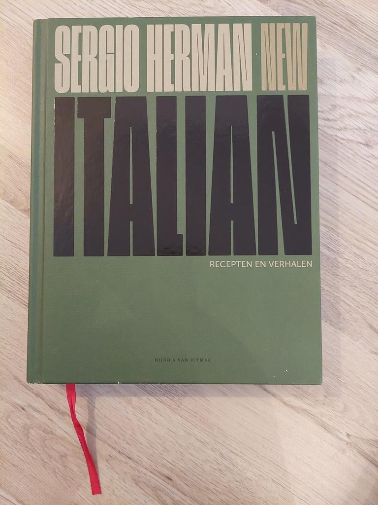 Boek Sergio Herman, New Italian, Ophalen of Verzenden