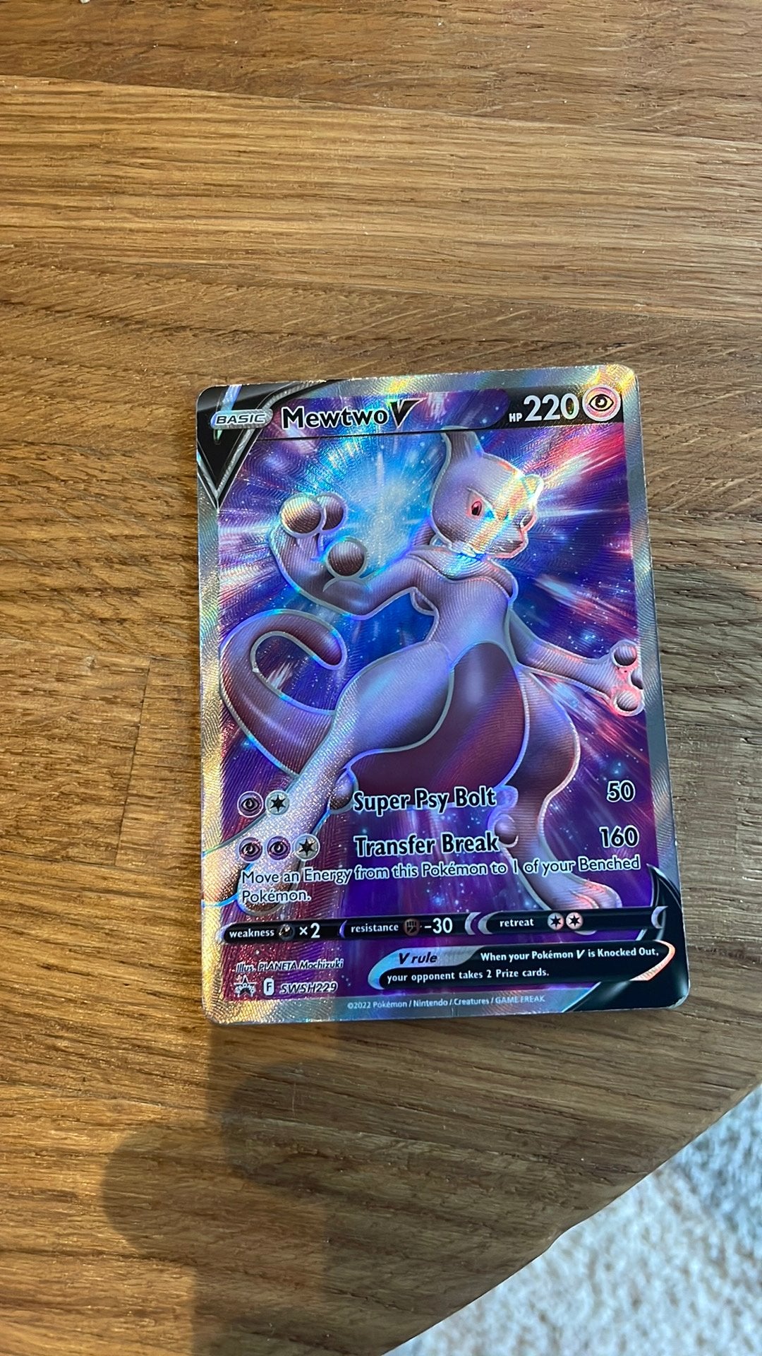 Mewtwo V, Ophalen of Verzenden, Nieuw, Losse kaart