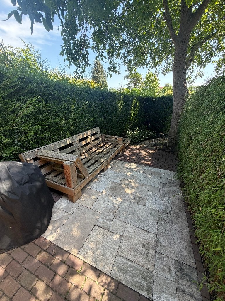 Pallet bank / Lounge set met Pallet kussens, Ophalen
