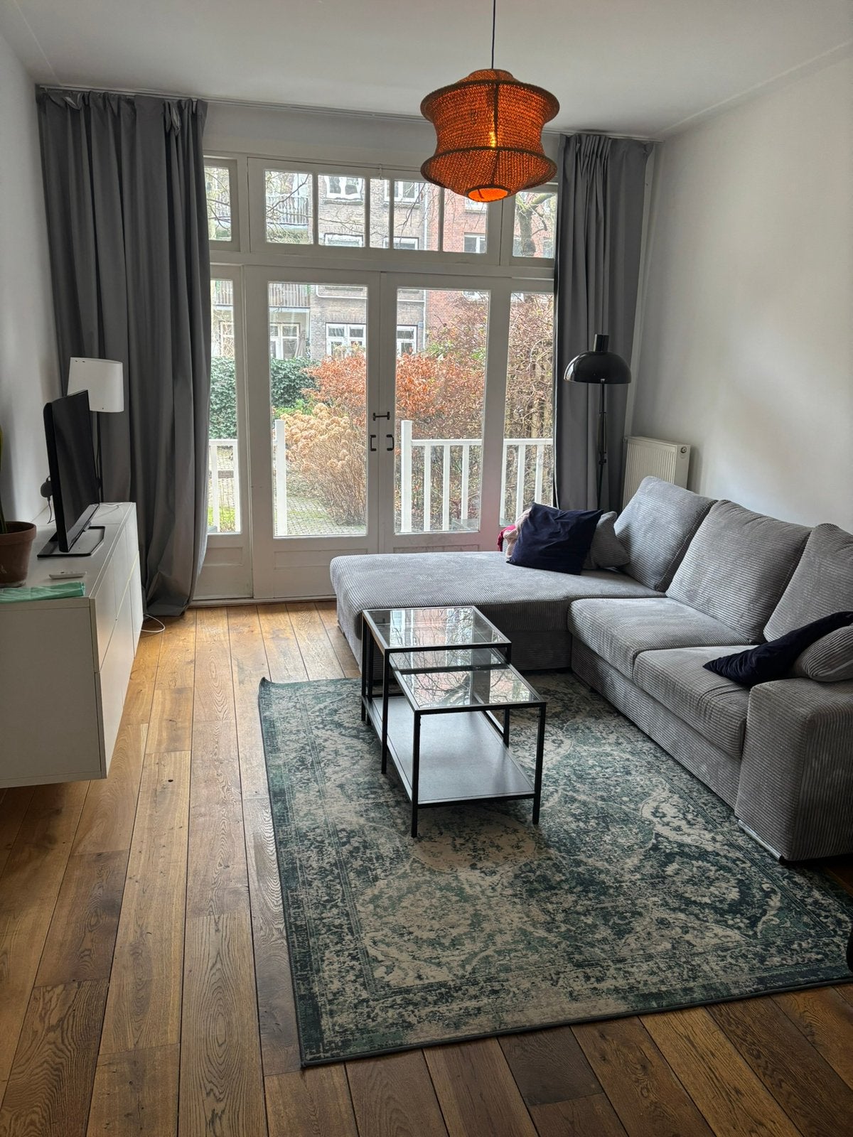 Tapijt met perzisch design, Ophalen, Grijs, Perzisch, 200 cm of meer