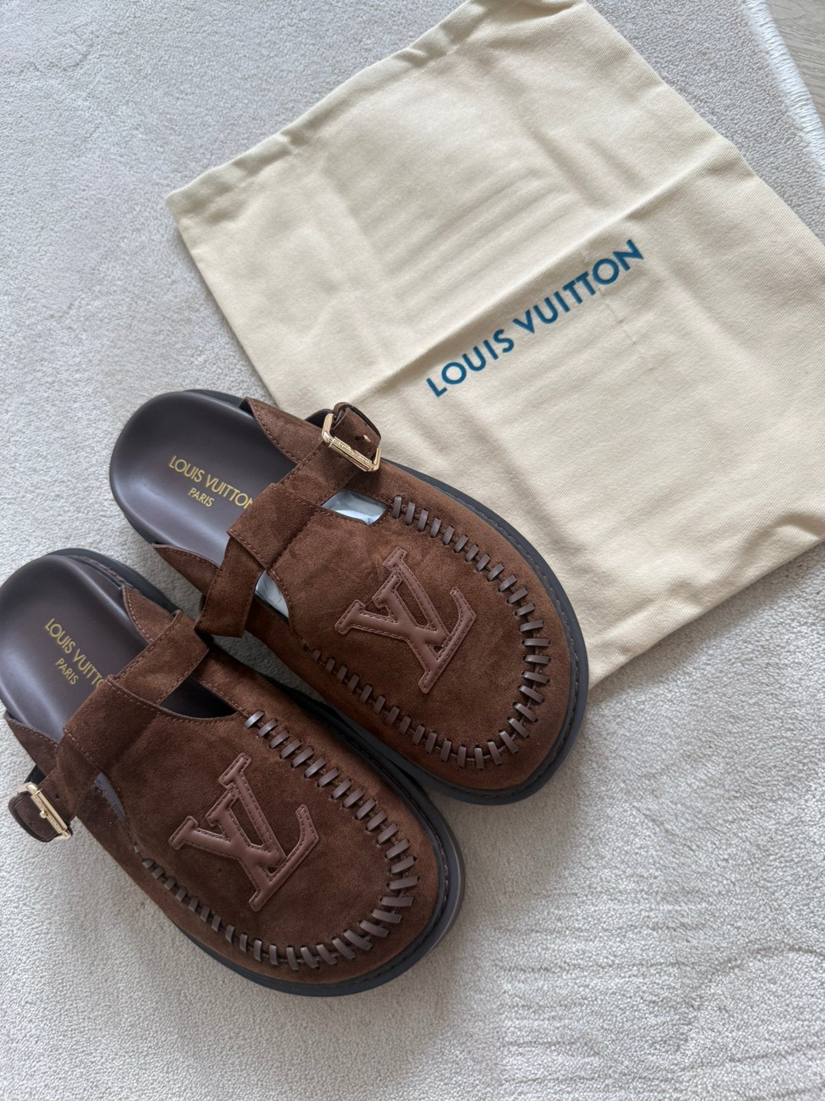 Louis vuitton instappers, Ophalen, Zo goed als nieuw
