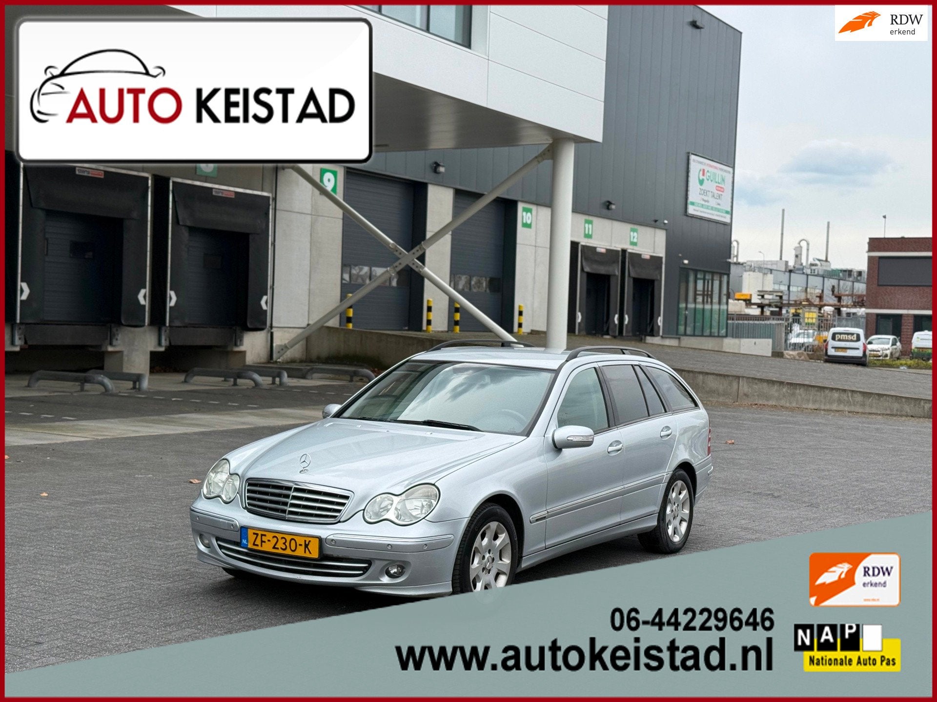 Mercedes-Benz C-klasse Combi 180 KOMPRESSOR AUTOMAAT NAVIGAT, Auto's, Automaat, Achterwielaandrijving, Gebruikt, 1796 cc