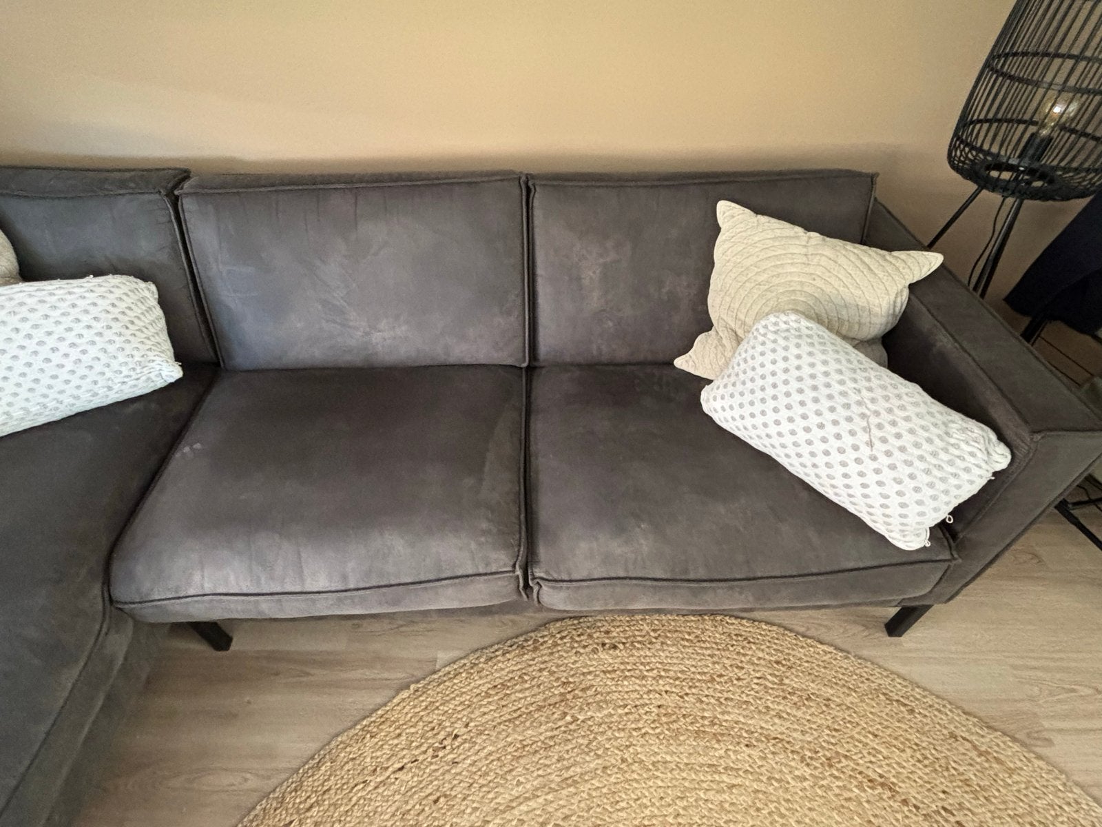 Hoekbank Tadley van Profijtmeubel, Ophalen, 250 tot 300 cm, Gebruikt, 100 tot 125 cm