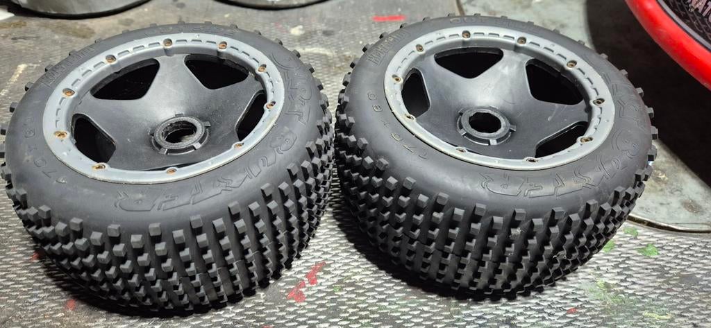 Hpi baja 5b achterwielen., Ophalen of Verzenden, Zo goed als nieuw, Bus of Vrachtwagen