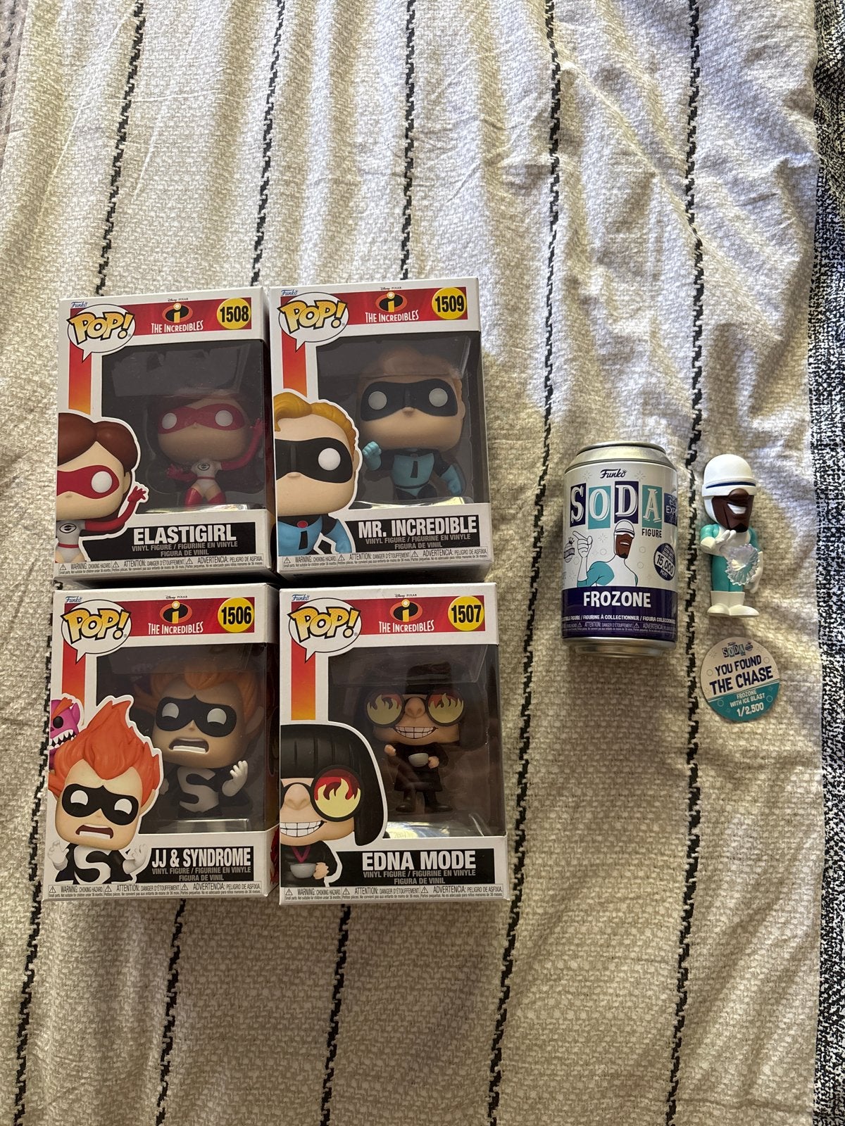 Funko Pop! The Incredibles Set + Frozone Soda Chase, Kinderen en Baby's, Ophalen of Verzenden, Nieuw