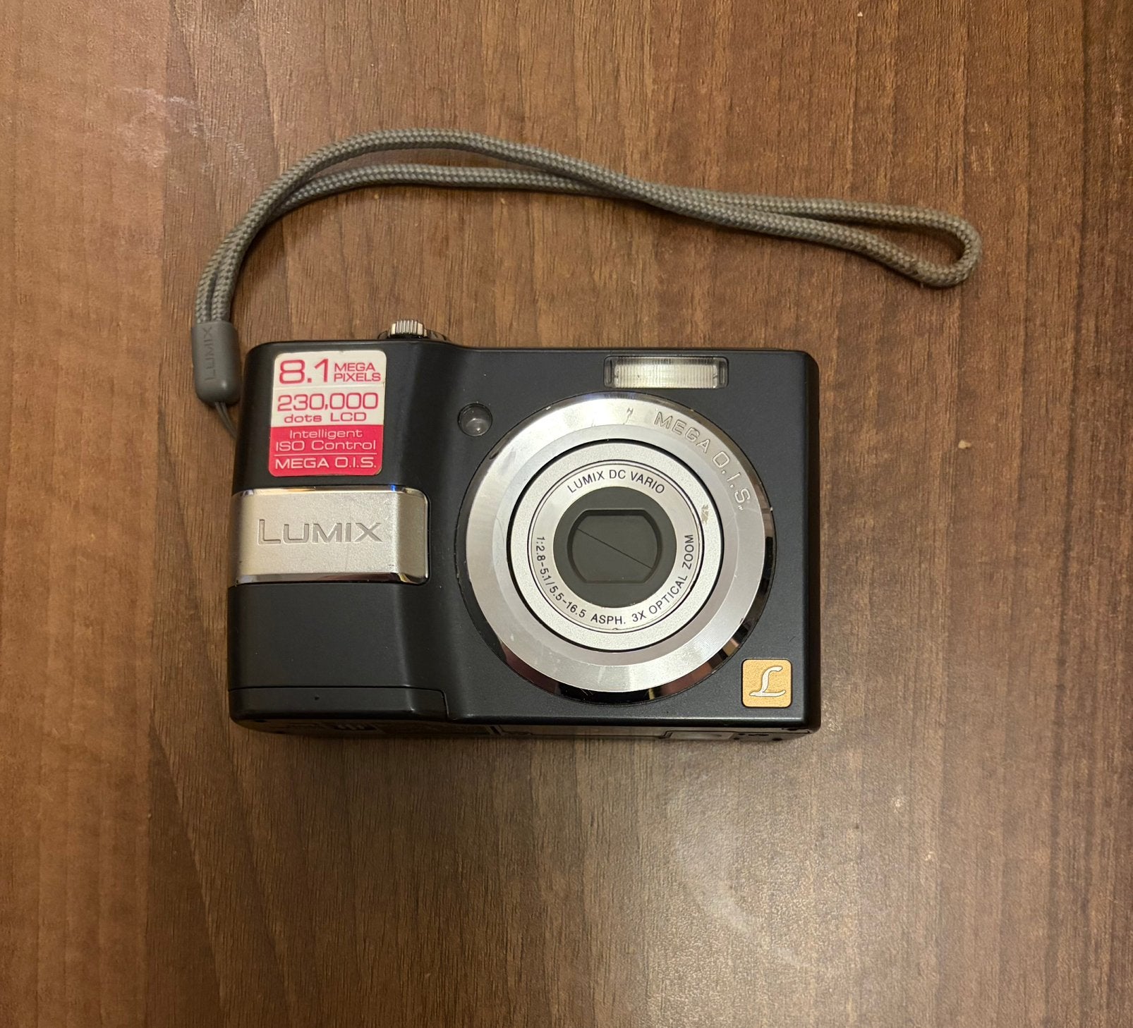 zwarte Panasonic Lumix DMC-LS80 compactcamera, Audio, Tv en Foto, Ophalen, Gebruikt, Compact, Overige Merken