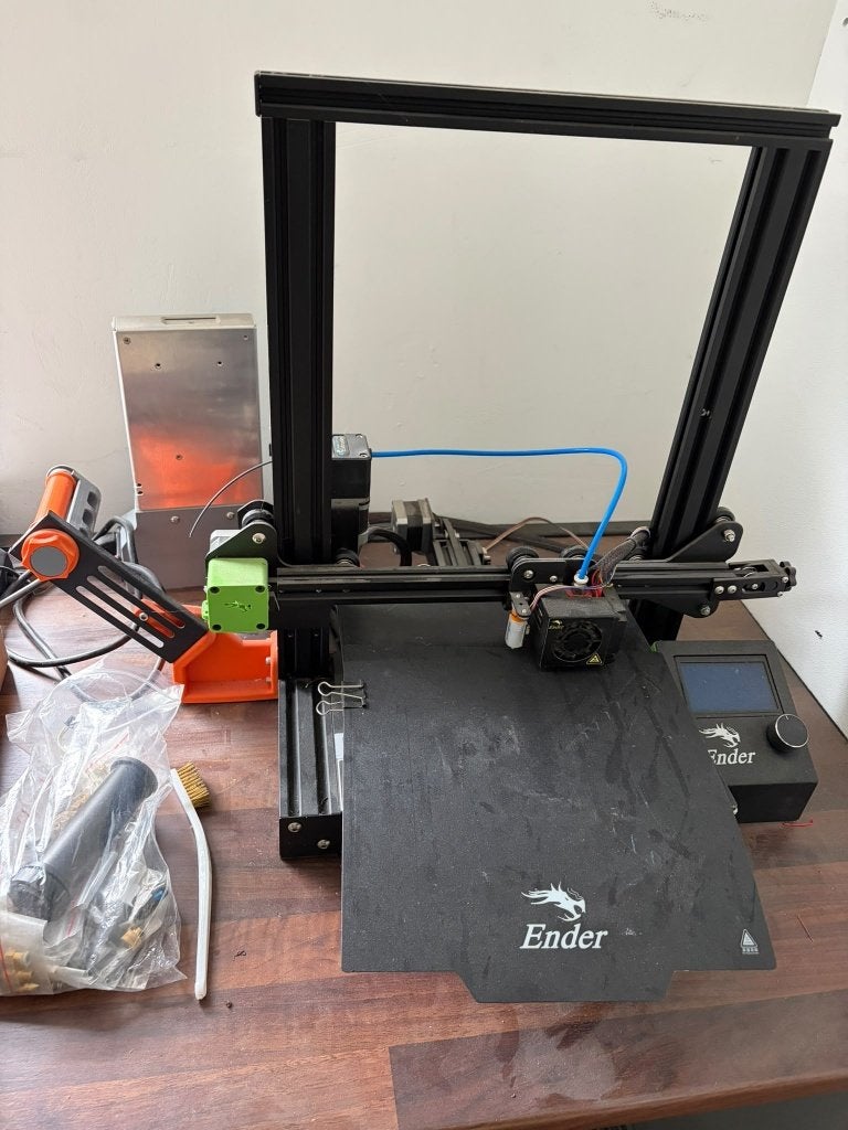 Ender 3D Pro met accessoires, Computers en Software, Ophalen, Gebruikt, Ender, Filament