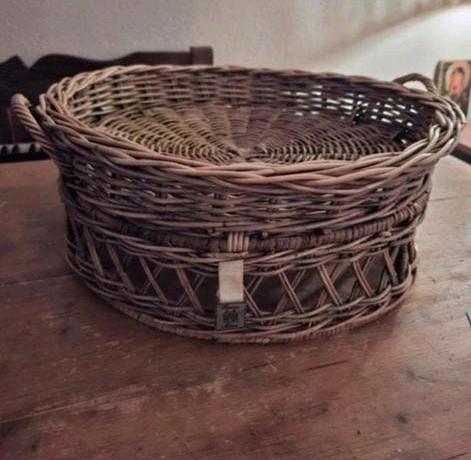 Riviera maison rustic rattan mand fruitschaal fruitmand, Huis en Inrichting, Woonaccessoires | Schalen en Manden, Ophalen, Zo goed als nieuw