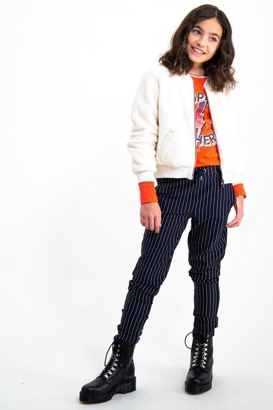 Geweldige zwart-witte GARCIA JEANS sweatpant mt 140., Broek, Garcia Jeans, Zo goed als nieuw, Verzenden