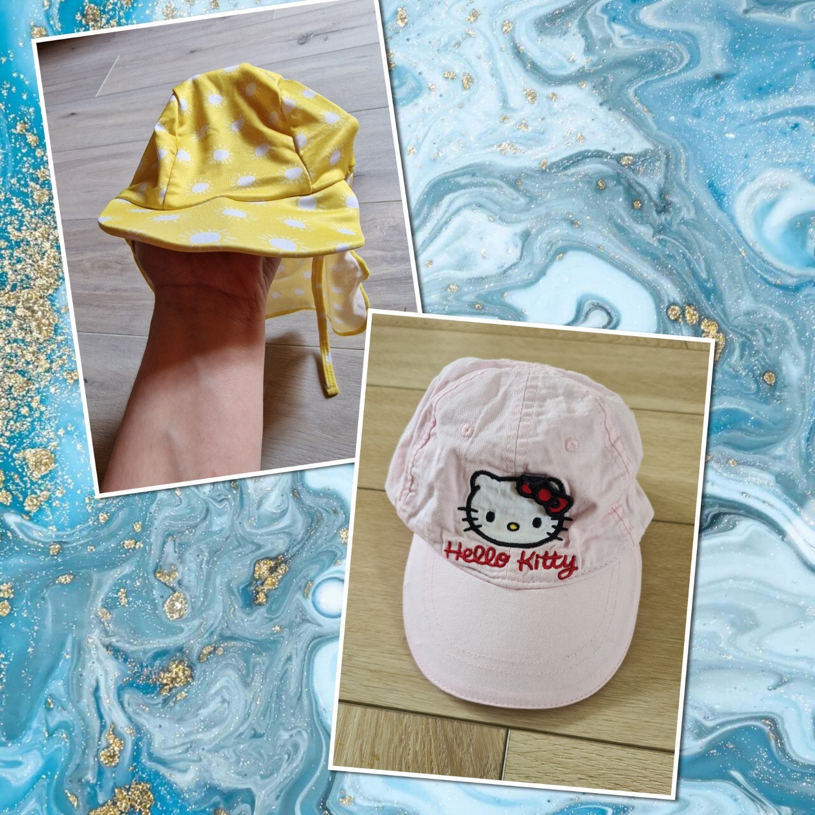 Leuke set van twee baby hoedjes, Ophalen of Verzenden, Zo goed als nieuw, Meisje
