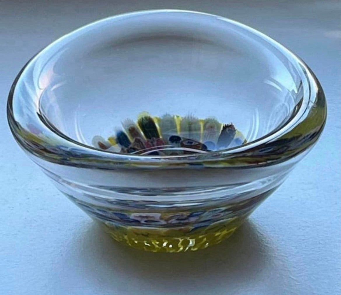 Murano Millefiori kom, Ophalen of Verzenden