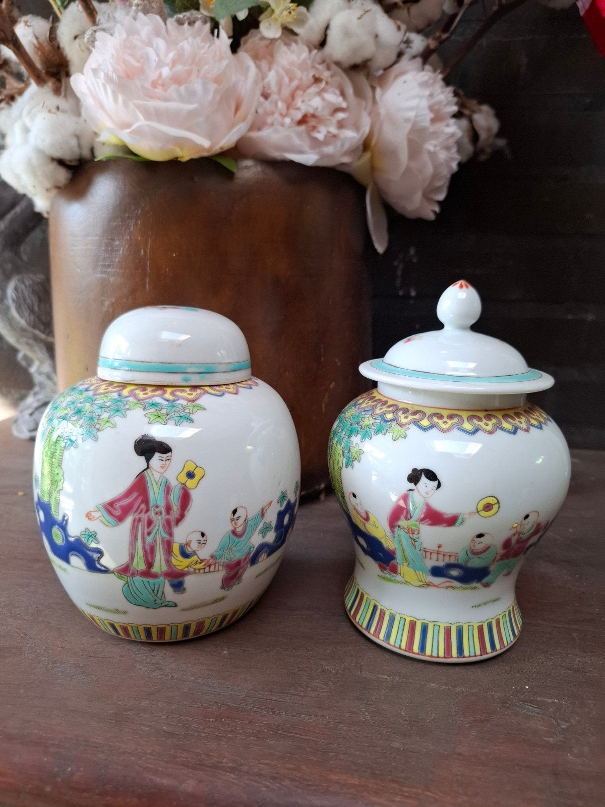 Set klassieke Chinese Gemberpotten, Ophalen of Verzenden