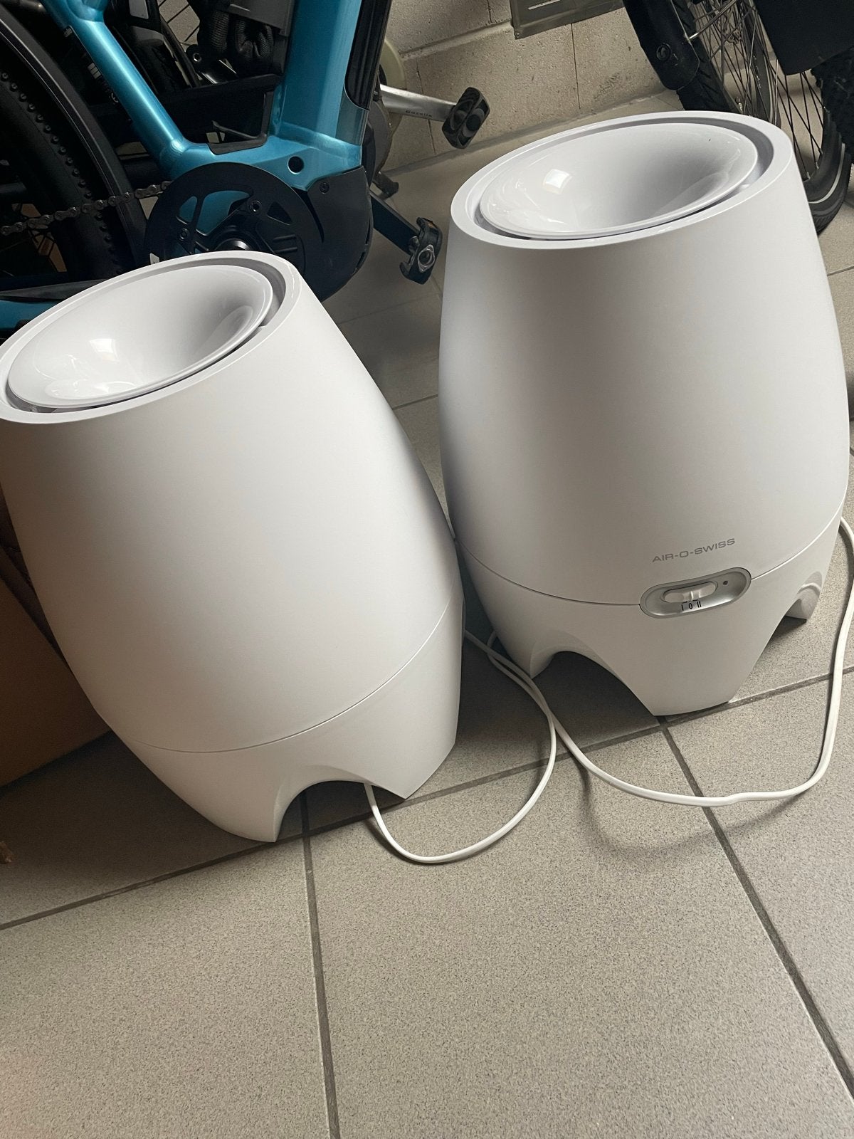 AIR-O-SWISS Koudwaterverdampers (2 stuks als nieuw), Ophalen, Zo goed als nieuw