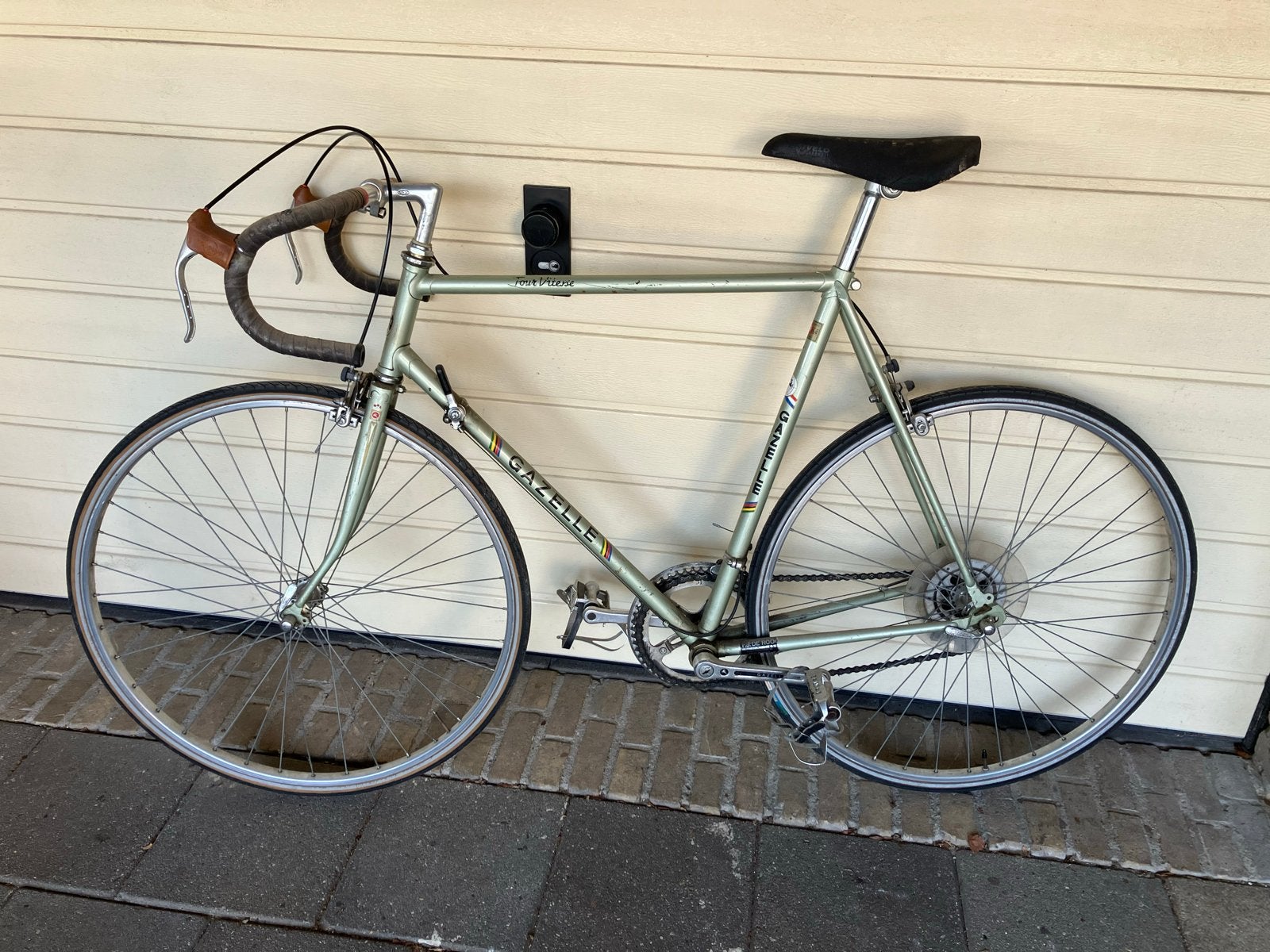 Gazelle Tour Vitesse vintage racefiets 60 cm, Fietsen en Brommers, Fietsen | Racefietsen, Ophalen, 28 inch, Gebruikt, 57 tot 61 cm