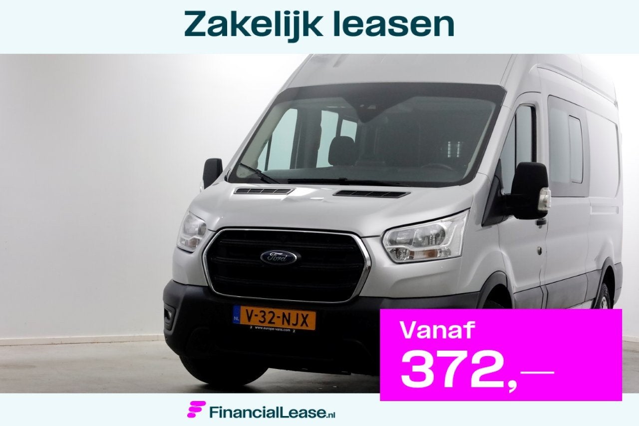 Ford Transit 350 2.0 TDCI 130pk L3H3 D.C. Trend Airco/Navi/C, Voorwielaandrijving, 15 km/l, Euro 6, 4 cilinders
