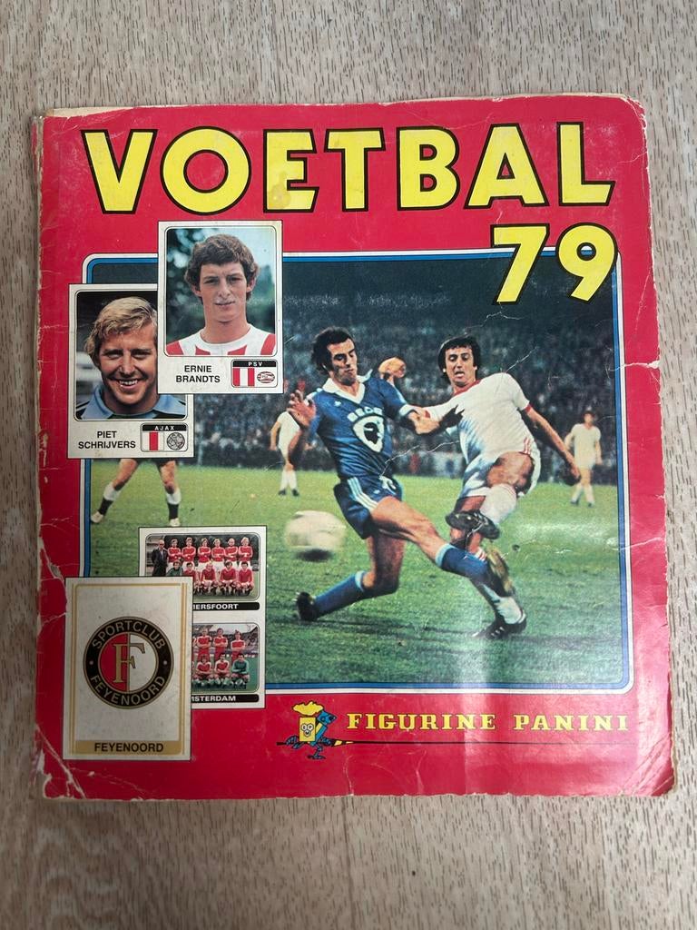 Panini Voetbal 79 Compleet Album - Zeldzaam Collectors Item, Ophalen of Verzenden, Overige figuren, Gebruikt, Boek of Spel