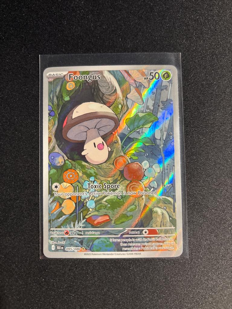 Foongus 095/086 | NM | Black Bolt, Ophalen of Verzenden, Zo goed als nieuw, Losse kaart, Foil