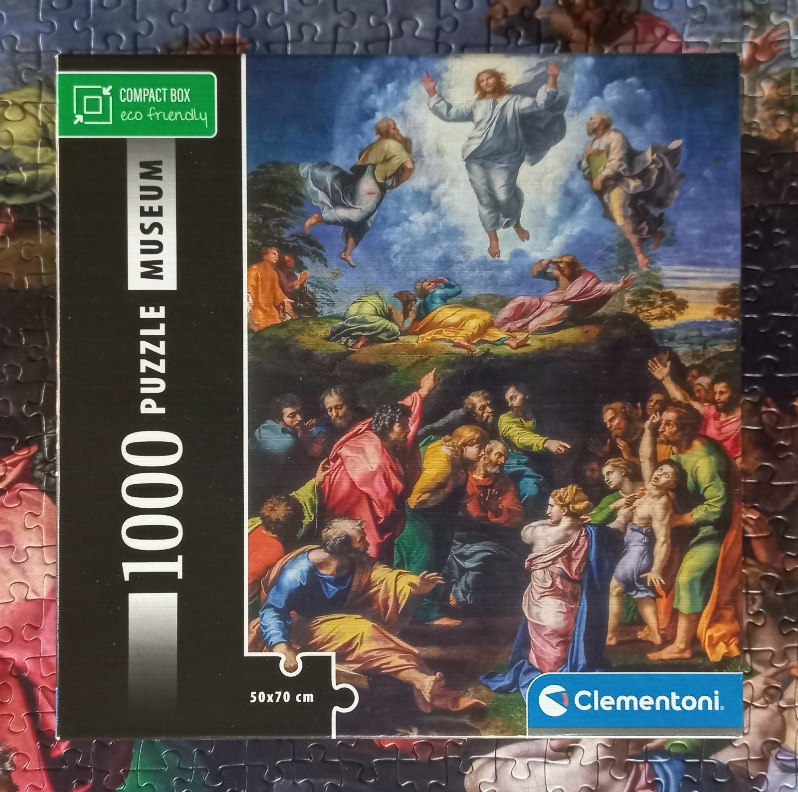 Clementoni Museum puzzel 1000 stukjes Raffaelo, Ophalen of Verzenden, 500 t/m 1500 stukjes, Zo goed als nieuw, Legpuzzel