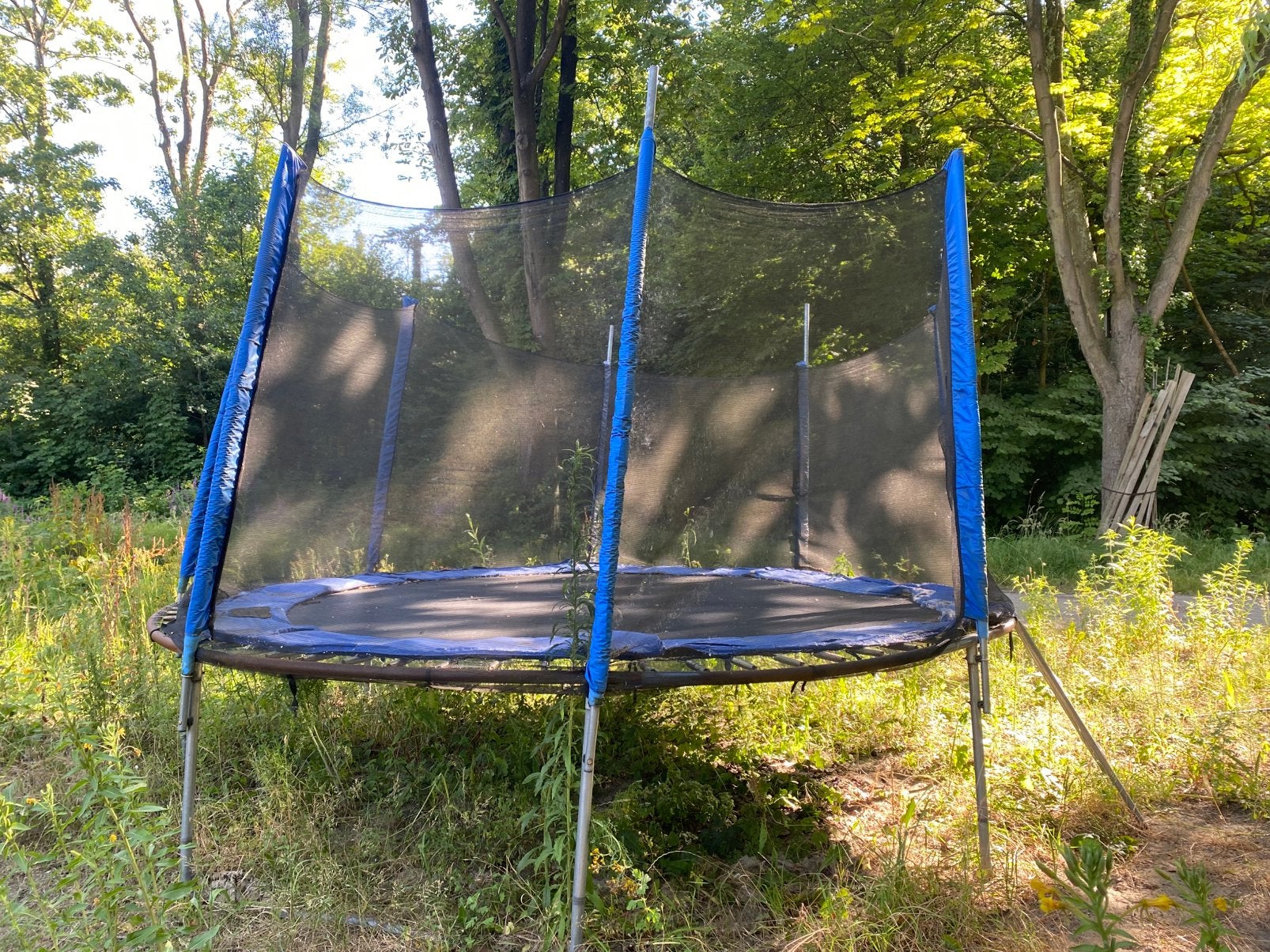 Grote trampoline gratis afhalen, Ophalen, Gebruikt