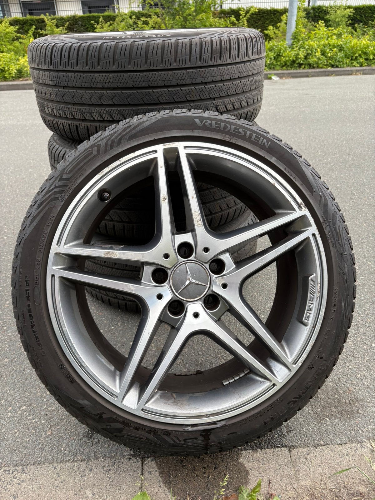 Mercedes AMG Velgen 18 inch, Auto-onderdelen, Banden en Velgen, Ophalen, 18 inch, Velg(en), Zomerbanden