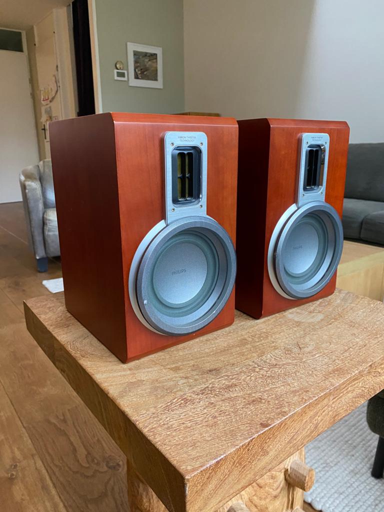 Philips MCD708 speakers, Ophalen, Philips, Gebruikt, Minder dan 60 watt