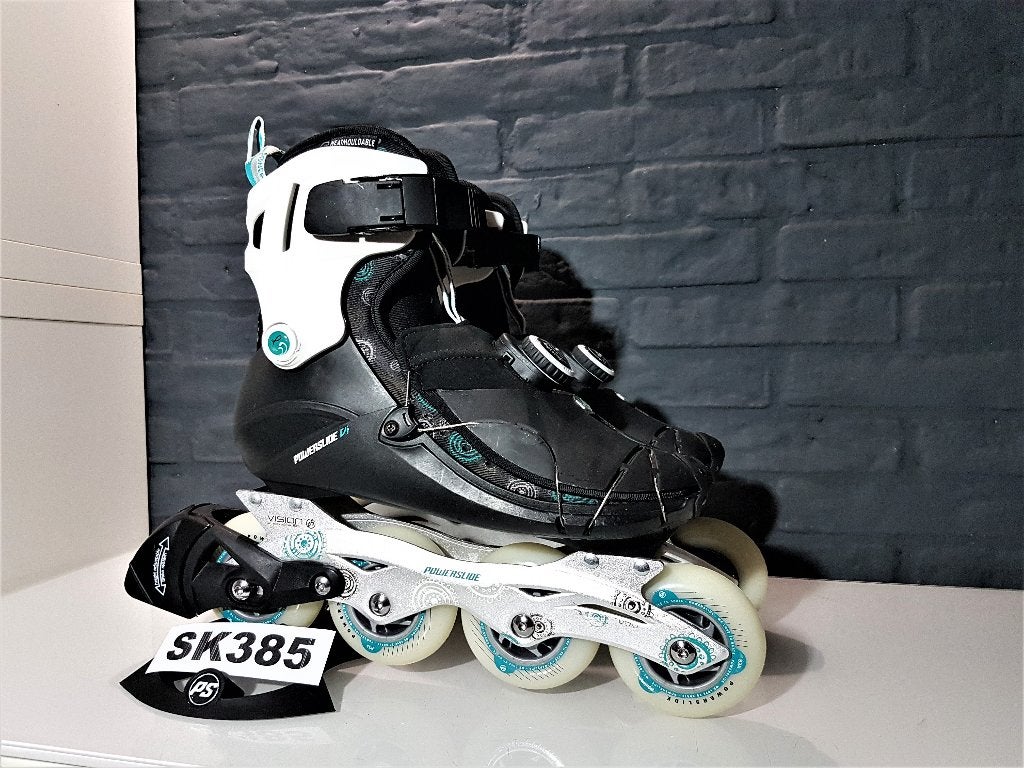 Powerslide Vi Pure Skeelers Skates 4x80 80mm Wielen Maat 39, Verzenden, Kinderen, Zo goed als nieuw, Inline skates 4 wielen
