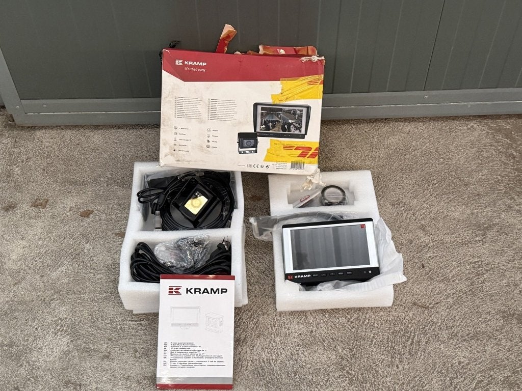 KRAMP 7-inch quad camera set met monitor,, Gebruikt, Ophalen of Verzenden, Guaestus Trading, Sales@guaestus.com