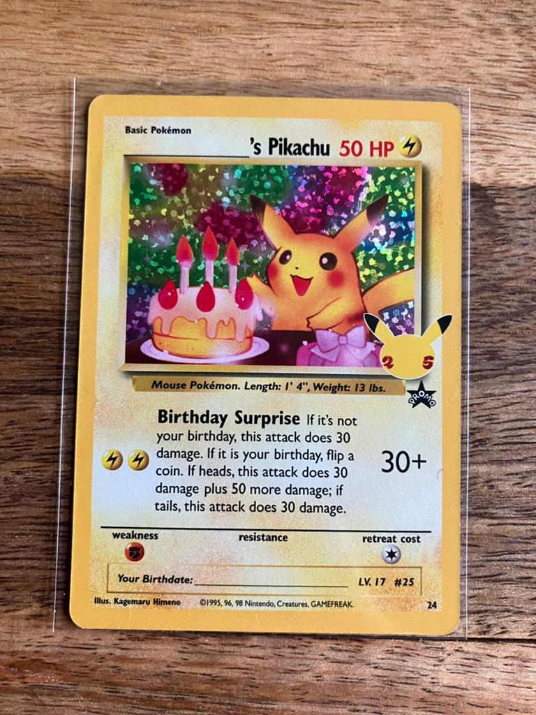 Pokemon Celebrations - Birthday Pikachu, Verzenden, Gebruikt