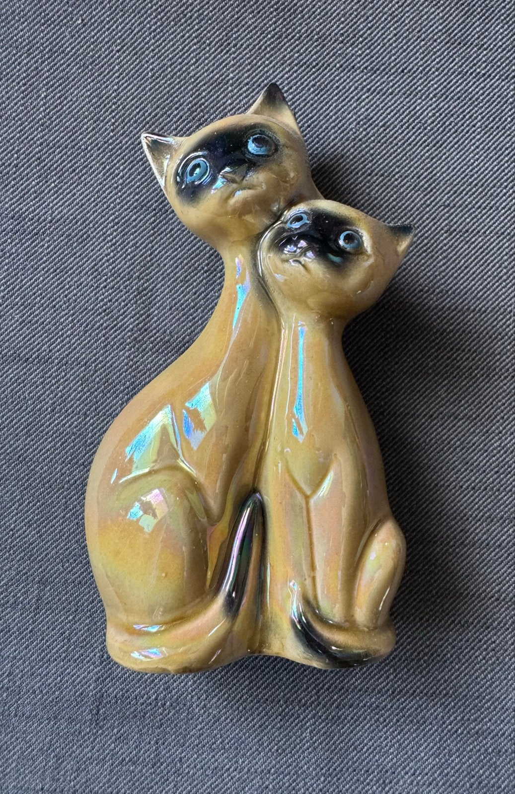 Vintage Siamese Katten Keramiek Beeldje, Ophalen