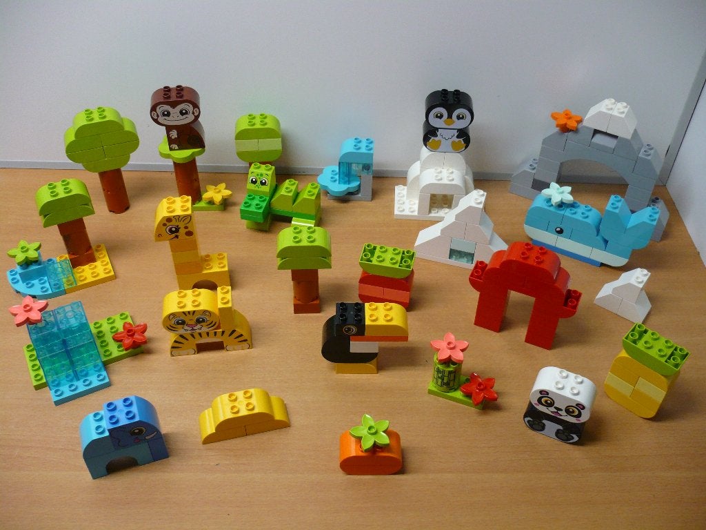 LEGO/ Duplo 10934  ** Wilde Dieren **., Kinderen en Baby's, Ophalen of Verzenden, Zo goed als nieuw, Compleet, Duplo