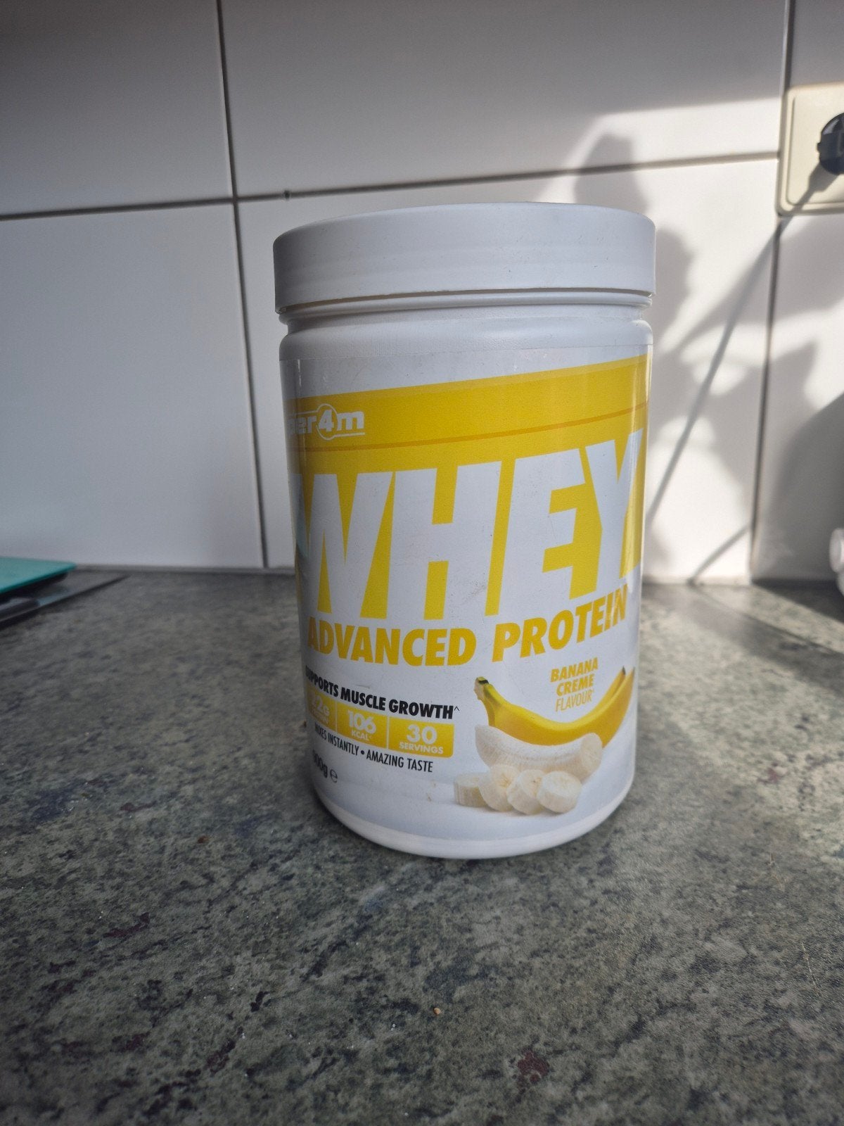 Per4m Whey Advanced Protein Banaan Crème 900g, Ophalen of Verzenden, Nieuw, Poeder of Drank