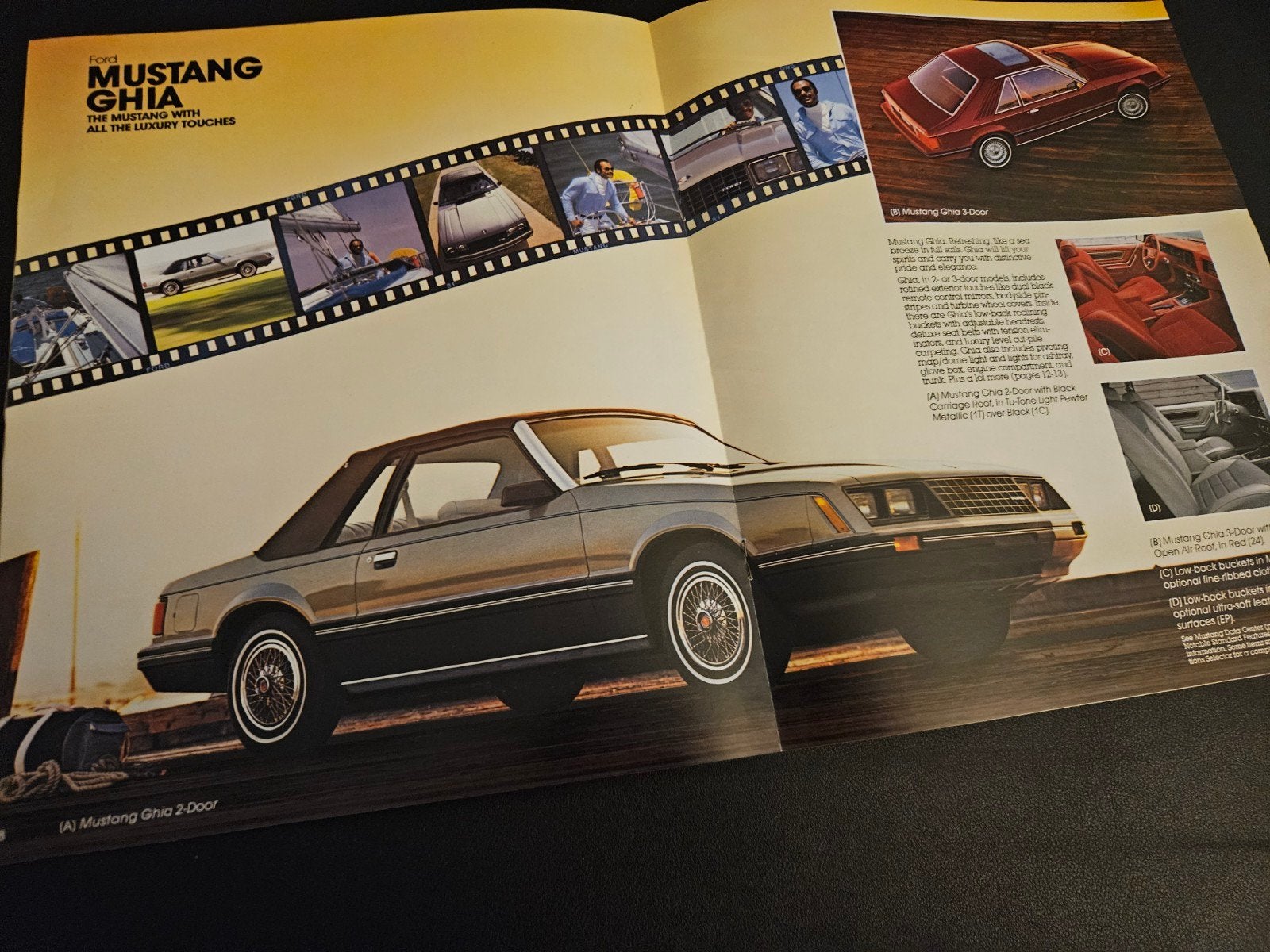 Brochure Ford Mustang 1981 USA, Ophalen of Verzenden, Zo goed als nieuw, Ford