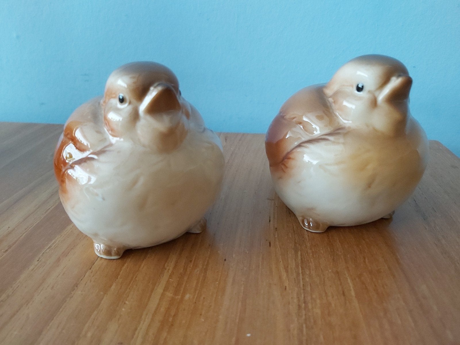 Keramieken vogeltjes in nieuwstaat - set van 2, Ophalen of Verzenden